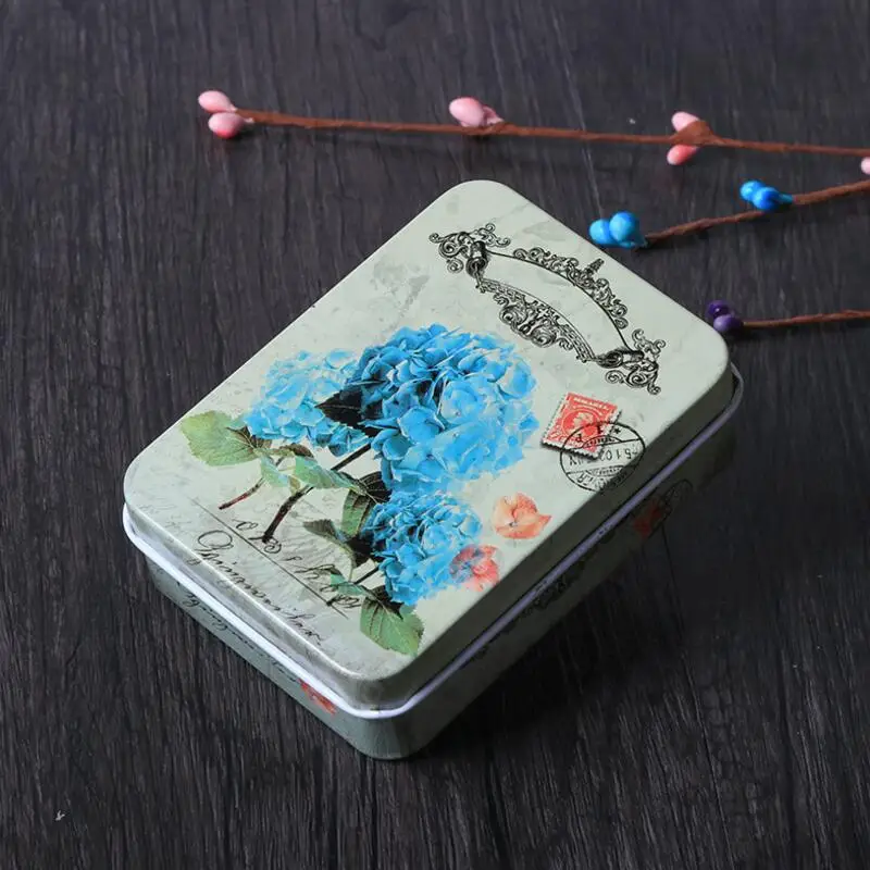 Colorful mini tin Metal box Sealed jar packing boxes jewelry, candy box small storage cans Coin earrings headphones gift box