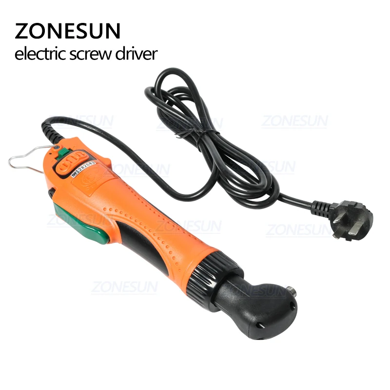 ZONESUN прямоугольный локоть дизайн Электрический винт драйвер болт ручной инструмент крутящий момент Электрическая отвертка болт драйвер