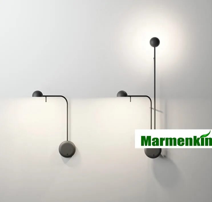 

Free shipping minimalistic hotel bed bedroom living room entrance hallway aluminum wall lamp.220V