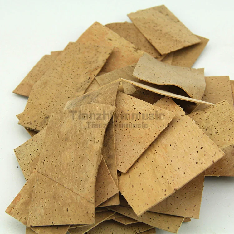 

50Pcs Natural Sax Saxophone Neck Cork Sheet 1.0mm