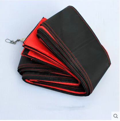 Outdoor Fun Sports Kite Accessories /30m Red With Black Tail For Delta Kite/Stunt /Software Kites Kids