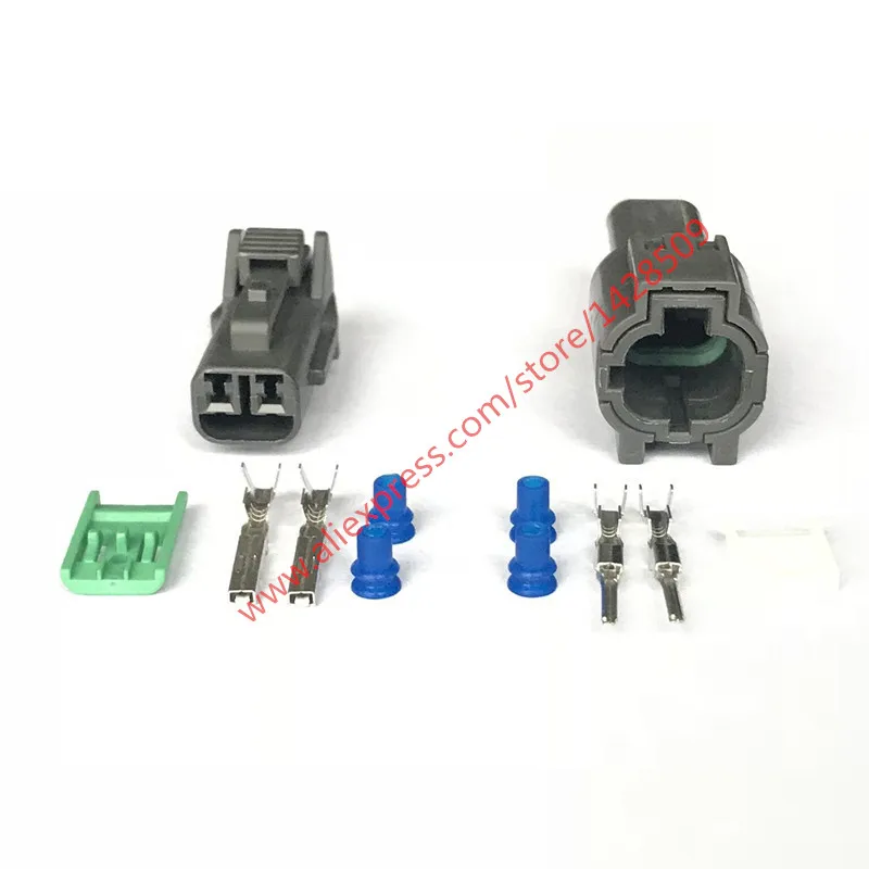 1 Sets 2 Pin Wiper Spray Motor Plug 7123-8520-40 7222-8520-40 For Nissan KUM PB015-02850 Waterproof Automotive Connector