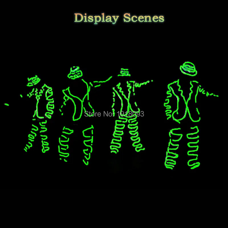 Luminous Costumes Glowing LED Suit EL Suit Jiangnan Style Dance Show for Holiday Performance Decor