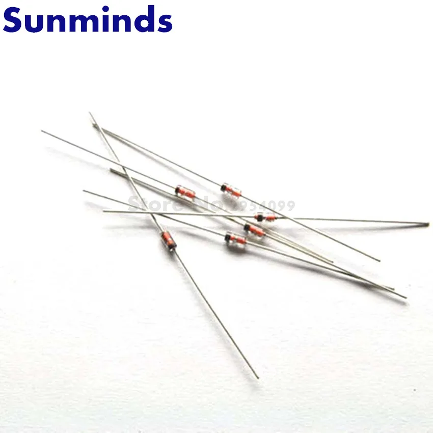 100pcs BZX55C4V7 1/2W 4.7V 0.5W D0-35 