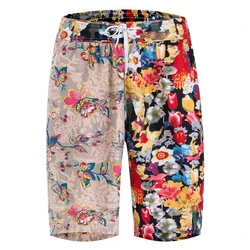 New 2022 Shorts Casual Men's Trousers swimsuit Brand Boardshorts summer beach print floral board