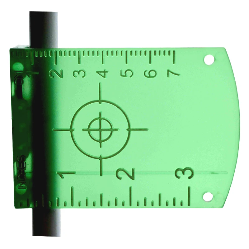 No burr convenient Magnetic laser target board or plate for red laser lines or green laser lines