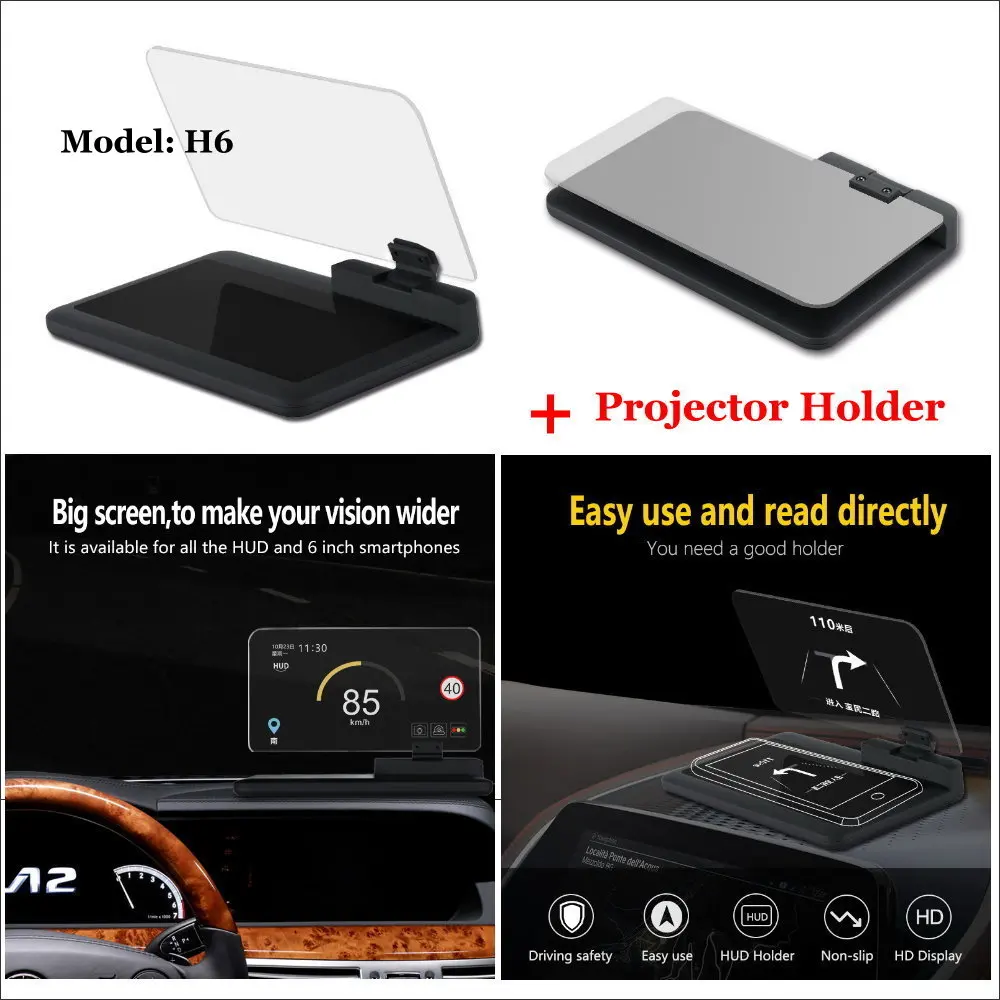 For Nissan Armada Patrol Y62 For Infiniti QX56 QX80 Safe Driving Screen OBD Car HUD Head Up Display Projector