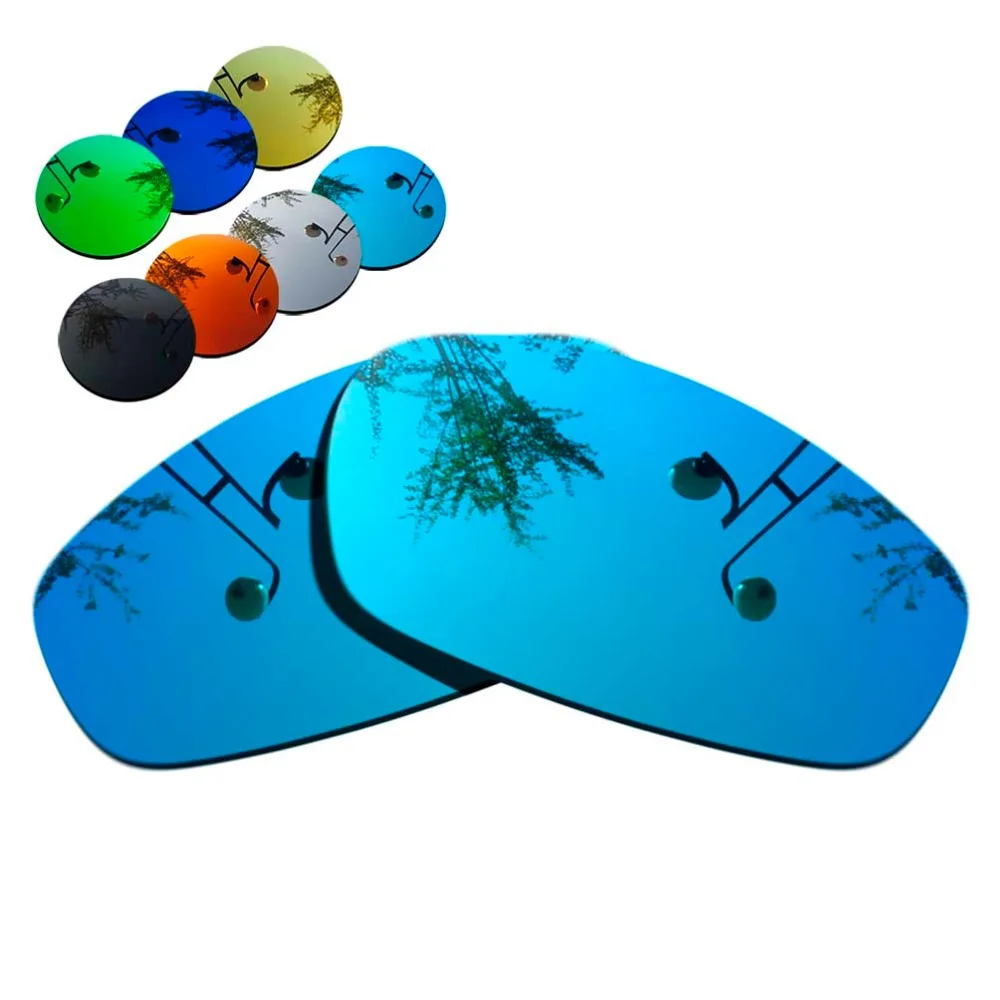 

100% Precisely Cut Polarized Replacement Lenses for Blender Sunglasses Blue Mirrored Coating Color- Choices