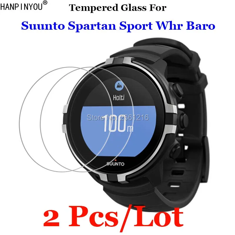 2 Pcs For Suunto Spartan Sport Whr Baro Tempered Glass 9H 2.5D Premium Screen Protector Film For Suunto Spartan Ambit 4 / Ultra