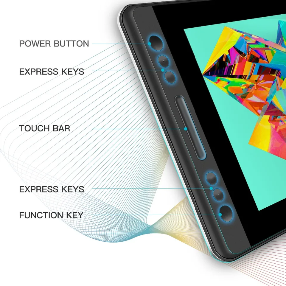 HUION Kamvas Pro 13 GT-133 ペンディスプレイ デジタルグラフィック