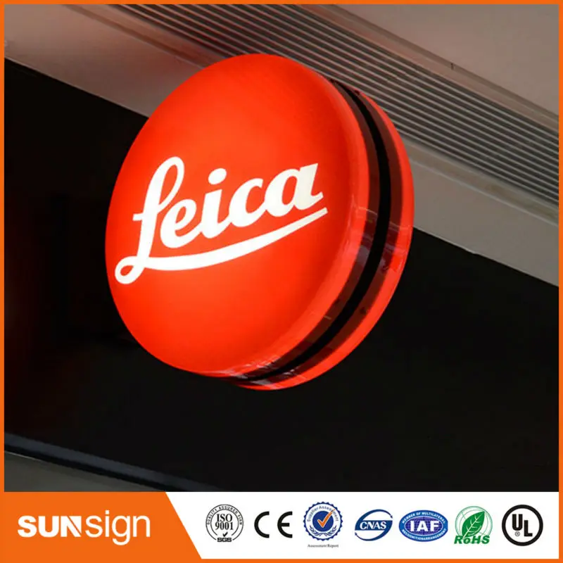 Custom advertising boards LED light box design