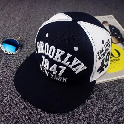 Fashion 1947 Brooklyn Style Snapback Baseball Cap Hats Of Good Quality Snapback Cap New York Hip-hop Cap