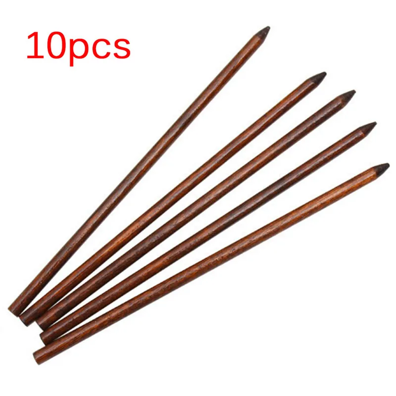 2021 Hot 10Pcs/lot 18cm Hair Sticks Printed Wood Hair pins Chopsticks Wooden Hairpin Needle Headwear Jewelry Drop Shipping