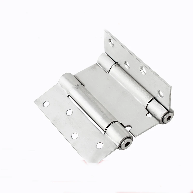 4 inch Free Door Spring Hinge Automatic Closing Two-way In and Out Open Door Closer Hinge 2pcs