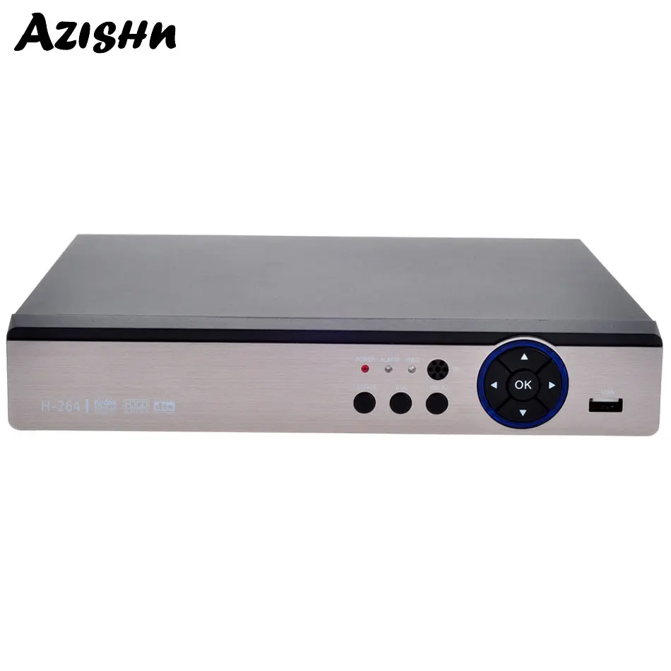 

AZISHN AHD DVR 16CH 1080P AHD/CVI/TVI/CVBS 5 IN 1 Hybrid NVR H.264 HDMI Video Security Digital Video Recorder for CCTV Camera