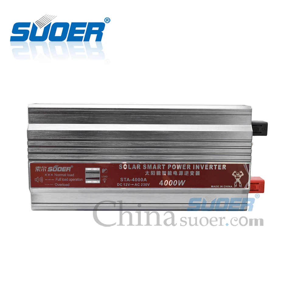 Suoer 12V 220V Inverter Modified Sine Wave With LED Display Solar Power Inverter (STA-4000A)