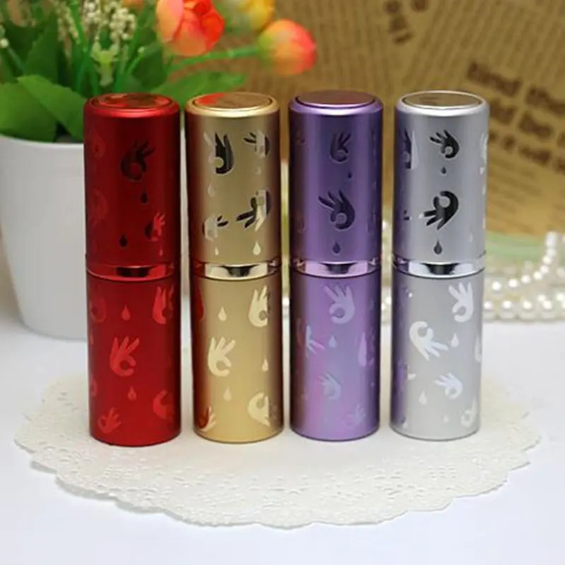 

20ml Aluminum Perfume Spray Bottle Refillable Cosmetic Glass Atomizer Bottles F20171338