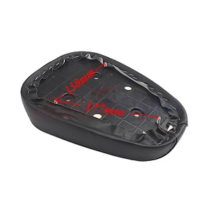 Neue Passagier Sissy Bar Rückenlehne Harley Honda Suzuki Synthetischer Ledersitz 8 Hauptverkaufslyder - №6