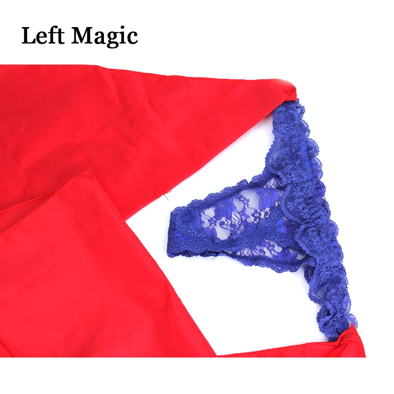 Silk Scarf To Panties Magic Tricks Scarve To Panty Magie Stage Props Accessories Easy To Do Trick Gimmick Comedy