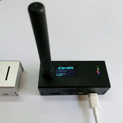 Assembled MMDVM  Hotspot Support P25 DMR YSF NXDN + Raspberry pi Zero W  +OLED +Antenna + 16G SD card + Case