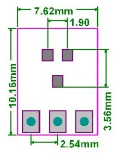 100PCS/LOT SOT23 SOT23-3 turn SIP3 DIP 0.95 Pitch Zener Diode MOS Transistor IC adapter Socket(no IN Pin Header)