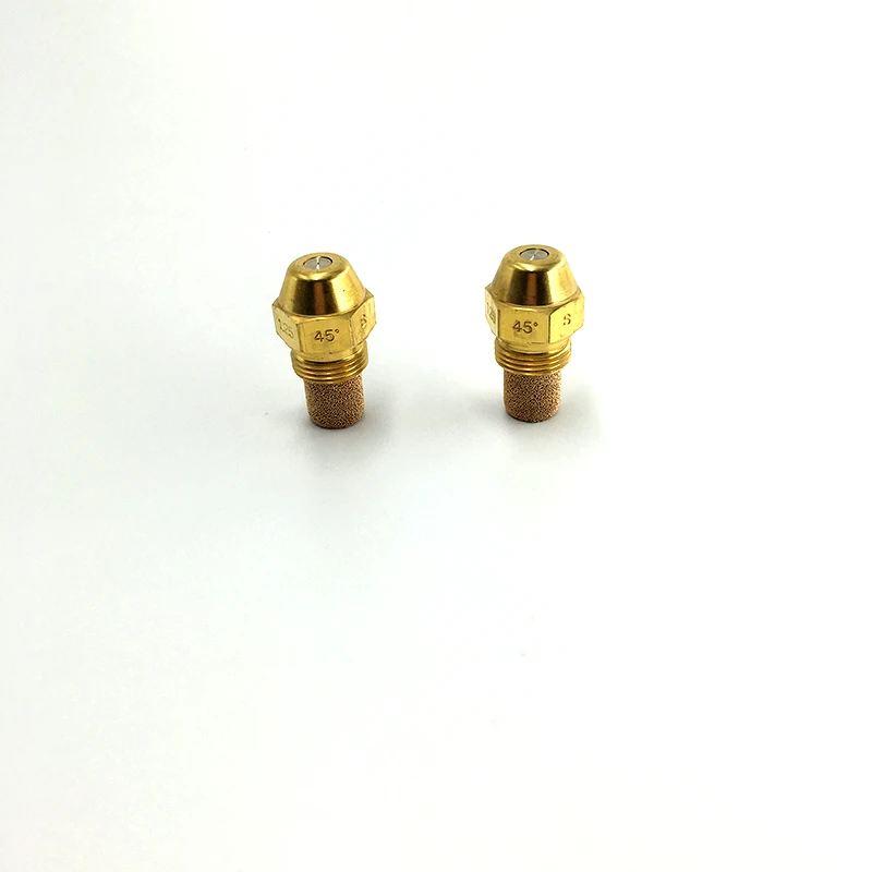 (2 PCS/Lot) Oil Nozzle 45 Degree Solid full cone Spray NOzzle,Waste oil Nozzle,fuel Burner Spray Nozlle