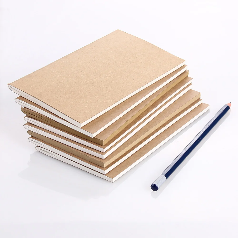 Refillable Paper Traveler\'s Notebook Filler Papers / Journal Dairy Inserts Refill Paper Kraft paper 1pc