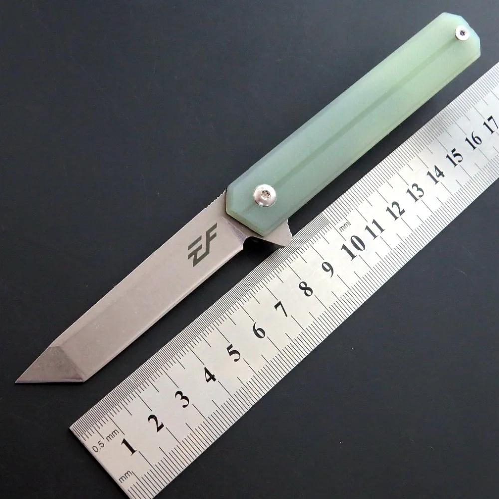 Eafengrow-Eafengrow EF65 58-60HRC شفرة D2 ، مقبض G10 ، سكين قابل للطي ، بقاء ، أداة تخييم ، سكين جيب للصيد ، سكين تكتيكي ، أداة خارجية
