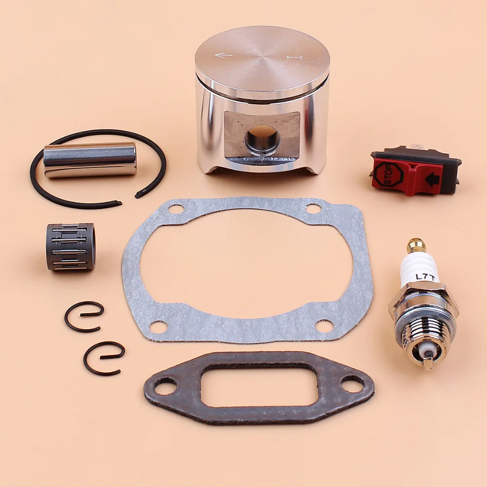 48mm Piston Gasket Bearing Stop Switch Kit For HUSQVARNA 365 365XP 371 372 JONSERED 2165 2065 CS2165 Gas Chainsaws Parts