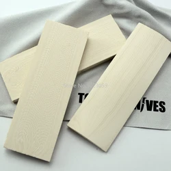 2pcs DIY Knife handle Material white Imitation ivory Resin mixtures for Knife handle Patch Produce material 120x40x8mm