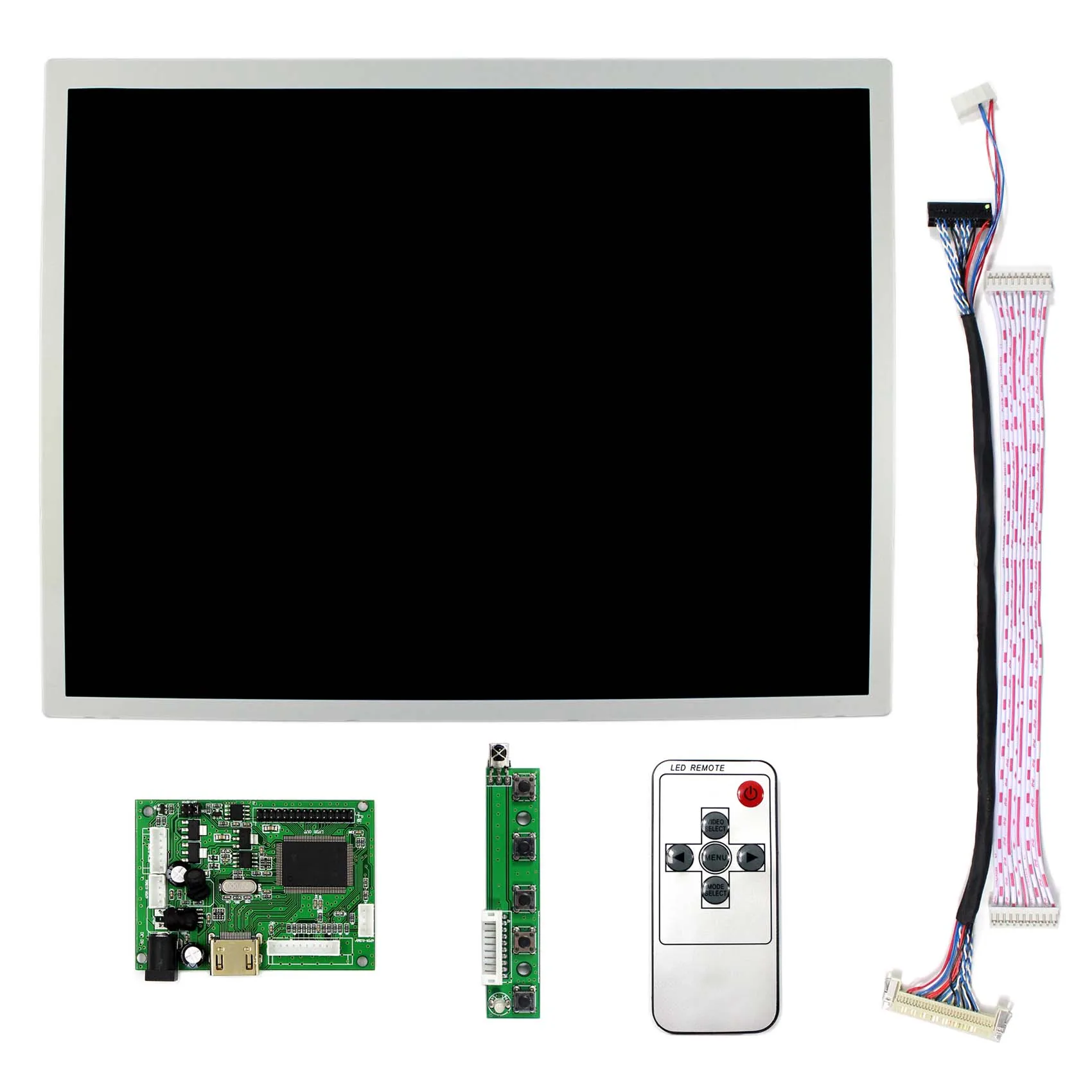 HD MI LCD Controller Board VS TY2660H V1 with remote controller 12.1inch LQ121S1LG75 800x600 lcd panel