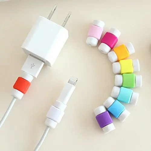 8 Màu Sắc Đơn Giản Vuông Sét Cáp Dữ Liệu USB Sạc Dòng tiết kiệm bảo vệ đối apple/iphone ipad mini pro ipod iwatch dây