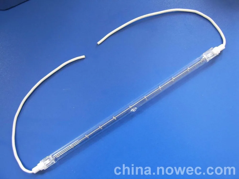 Quartz glass infrared heating elements  for drying