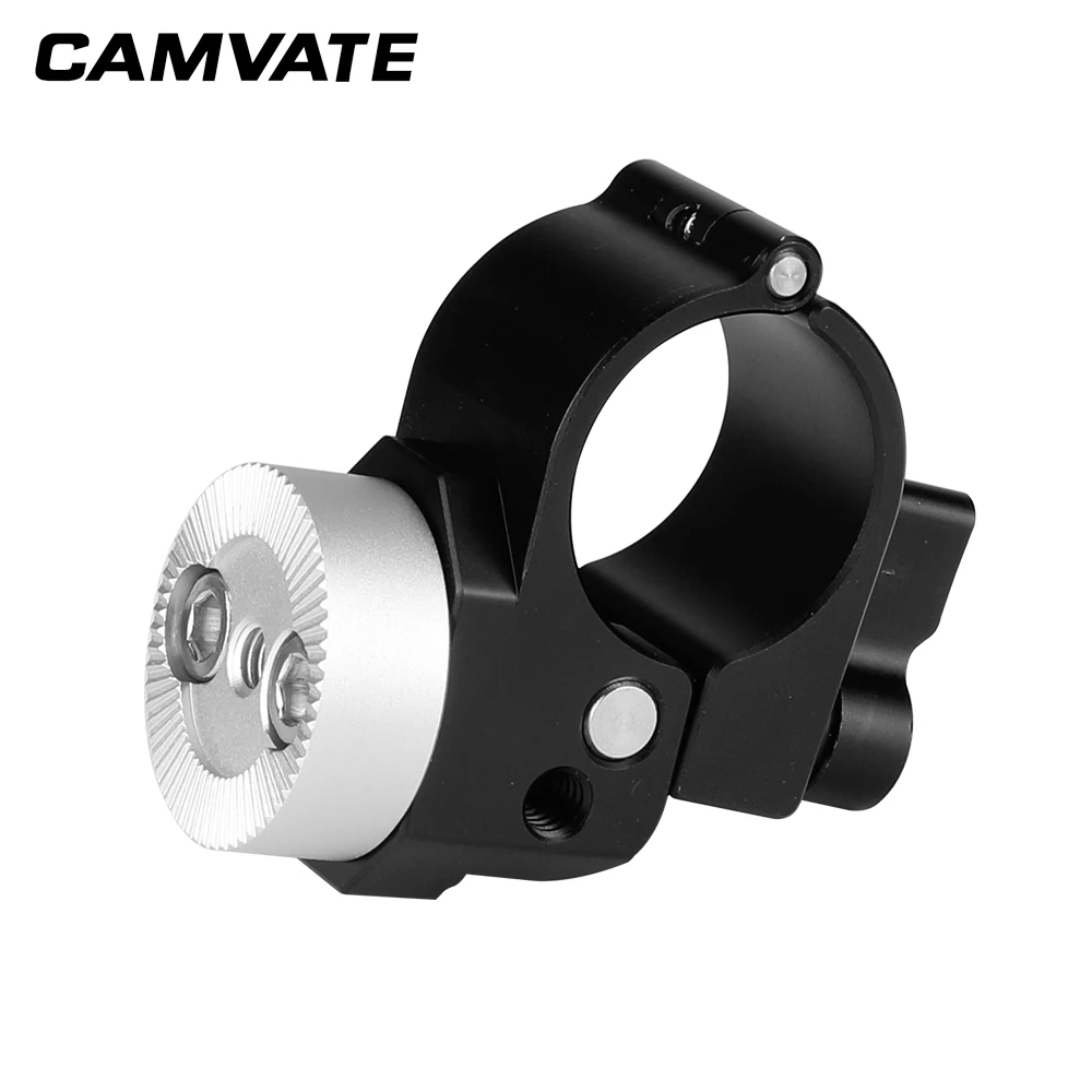 Morsetto a stelo singolo Standard 30mm CAMVATE con adattatore per montaggio filettato M6 rosetta arre per stabilizzatore DJI Ronin M/liberamente MOVI Pro