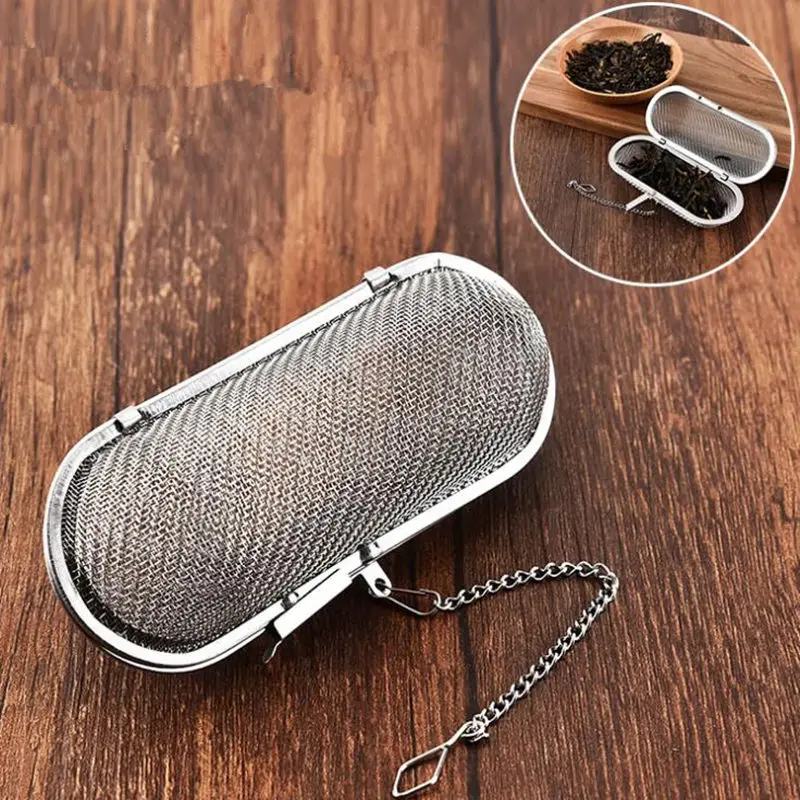 Stainless Steel Mesh Tea Infuser Tea Strainer Filter with Hook Tea Mesh Ball Filter Tea Infuser F20173764