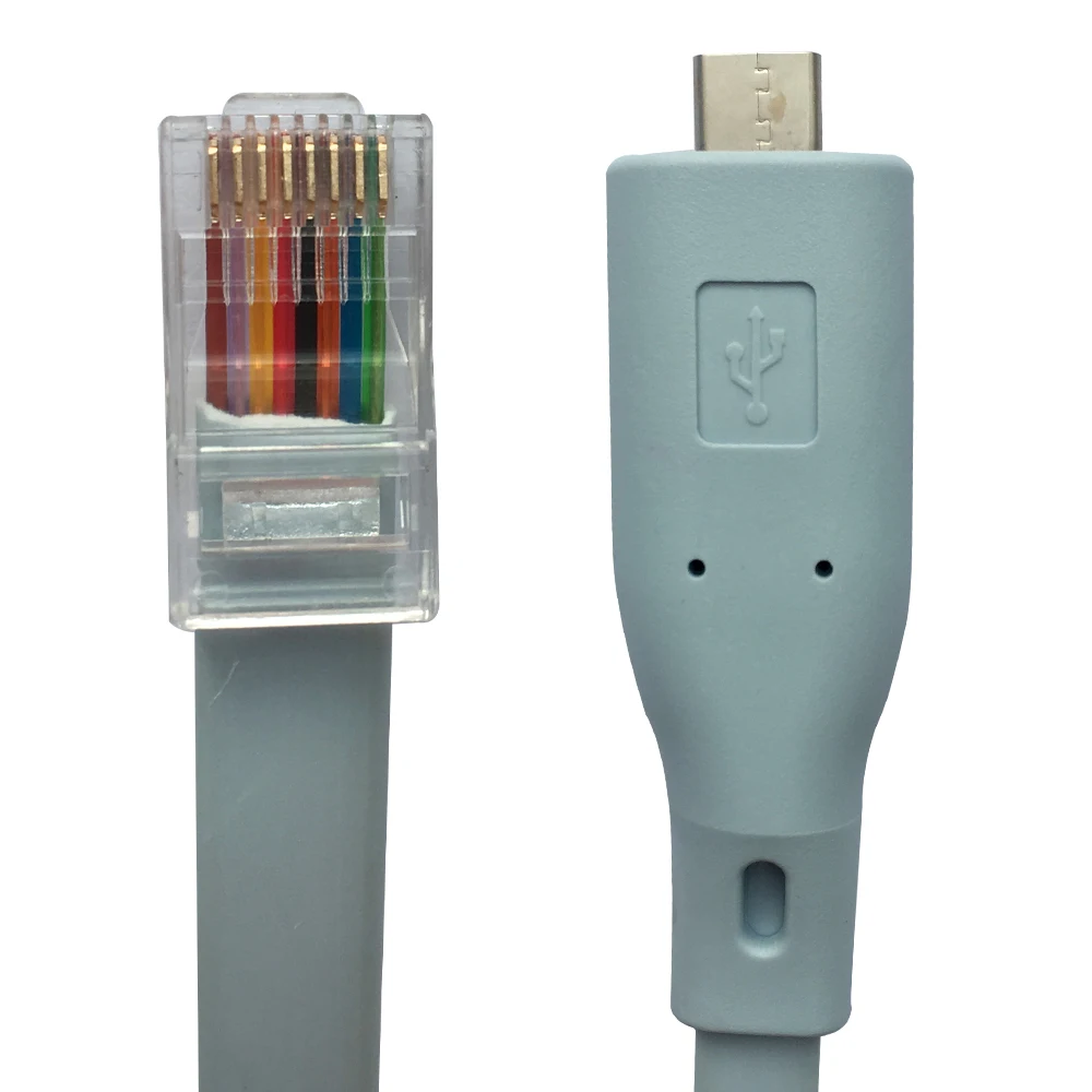 FTDI FT232 USB to RJ45 Console Cable TYPE C to RJ-45 Essential Accesory of Cisco, NETGEAR Routers for Laptops