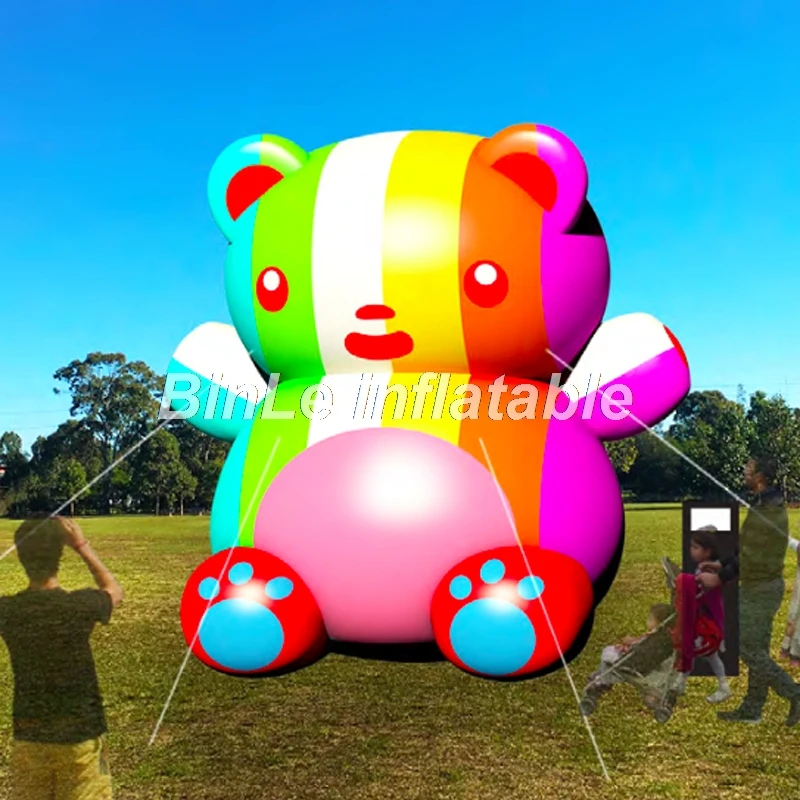 

Best Selling event decoration colorful inflatable replica cartoon bear for party