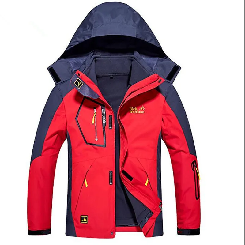 Chaqueta impermeable hombre 2 en 1 para trekking y esquí - imagen 3