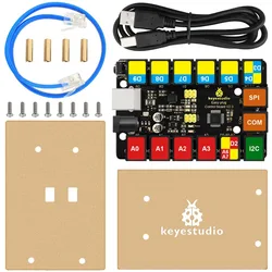 Keyestudio RJ11 EASY Plug Main Control Upgrade Board V2.0 Controller +USB Cable for Arduino STEAM