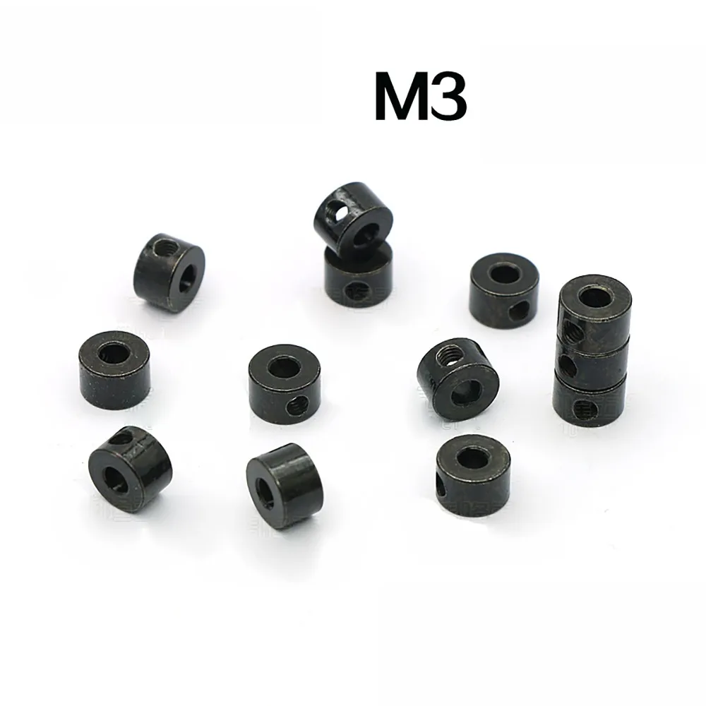 100 PCS M3 Runde Muttern Mit Seite Loch Rost Lock Schnalle Muttern Rost Beweis Ni vernickelt/Schwarz Zink ni vernickelt