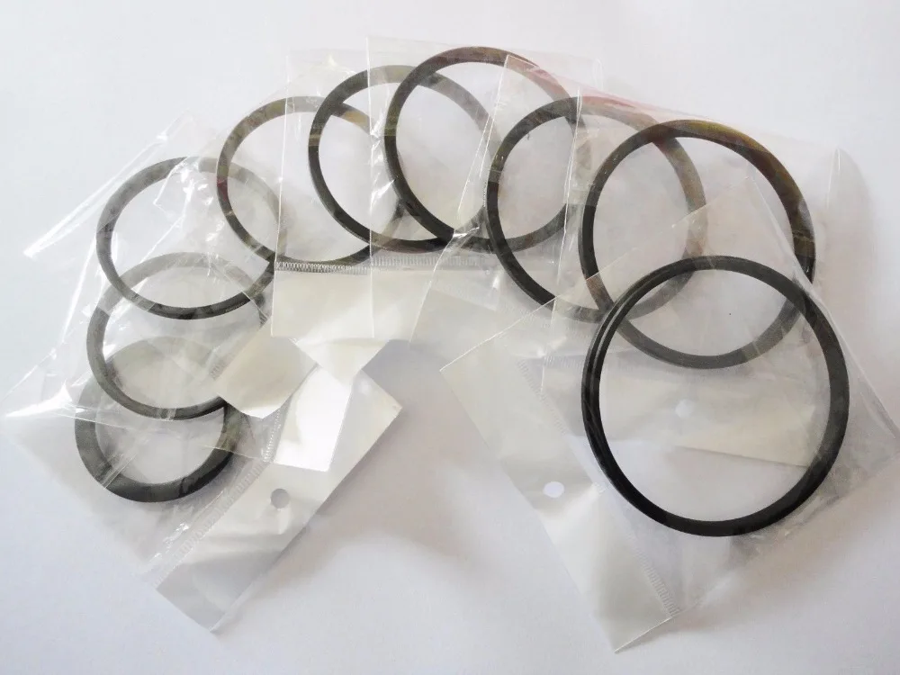 10pcs Lens Filter Step Up Rings (37-49-52-55-58-62-67-72-77-82mm) Lens Hood For all DSLR Camera