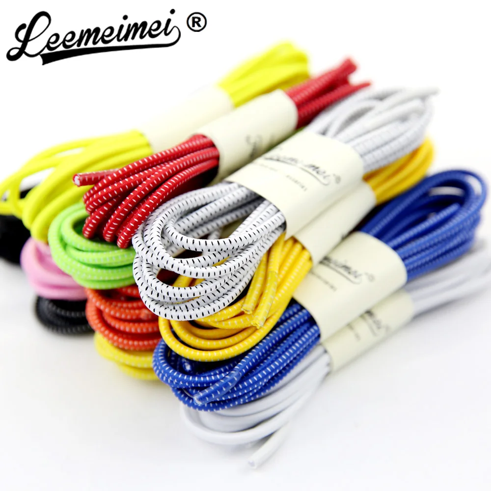 16 Color Fashion Unisex Women Men Athletic Running Lock Shoelaces lazy Elastic Shoe Lace All Sneakers Fit Strap