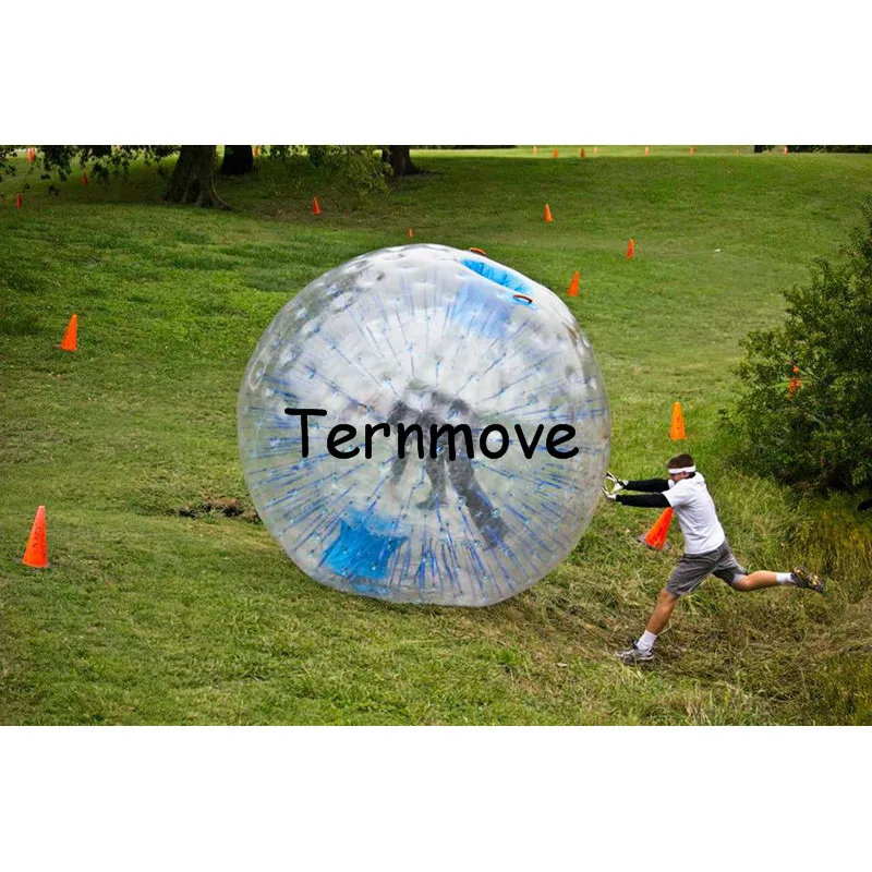 zorb ball 3M diameter human hamster balls 0.8 mm PVC material rolling human hamster aqua zorbing ball land grass zorb balls