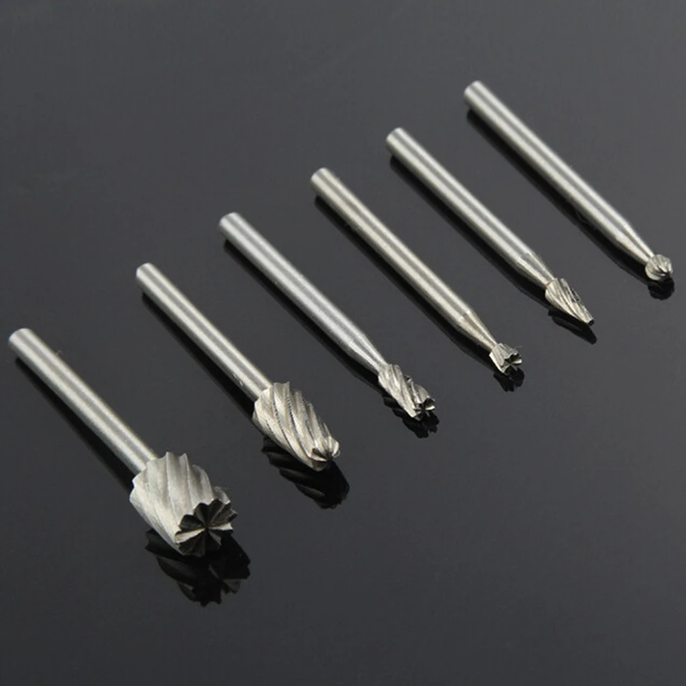 30 stücke 1/8 "Schaft HSS Router Bit Rotary Burr File Fräsen Bohrer Cutter für Dremel
