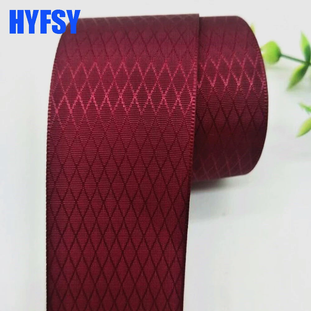 10 Yards 22MM 38MM Diamond Plaid Lattice Ribbon Hair Bows DIY Crafts Handmade Accessories Clothing Shoe Material Gift Wrapping