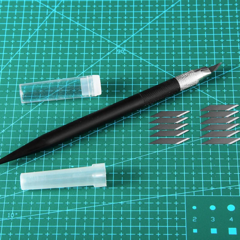 1 sztuk do grawerowania metalu nóż introligatorski uczeń antypoślizgowy papier typu kraft Cutter Pen biurowe szkoła sztuki cięcia dostaw narzędzia