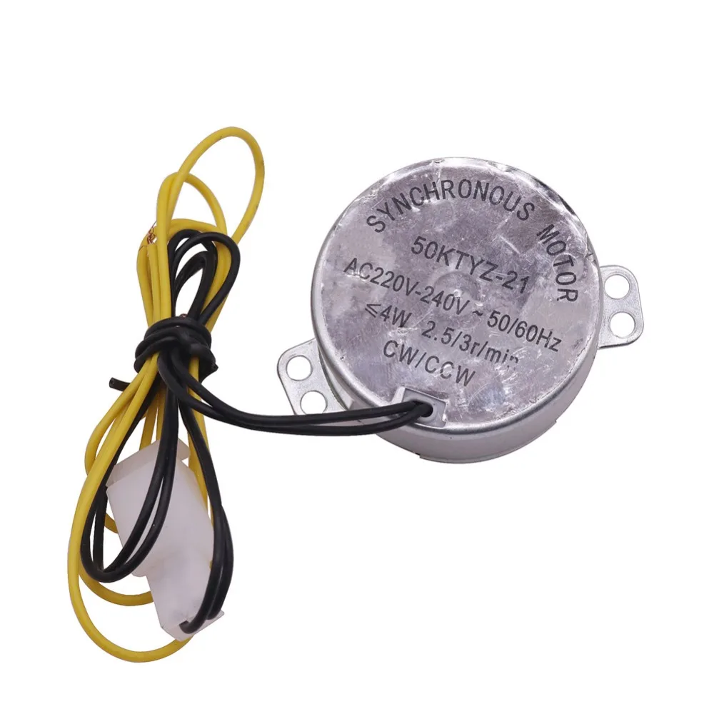 1 Pcs AC 220V Mini incubator motor Incubator Accessories Synchronous Motor 50ktyz-21 AC220v 4w 2.5r / Min For Hatching Machine