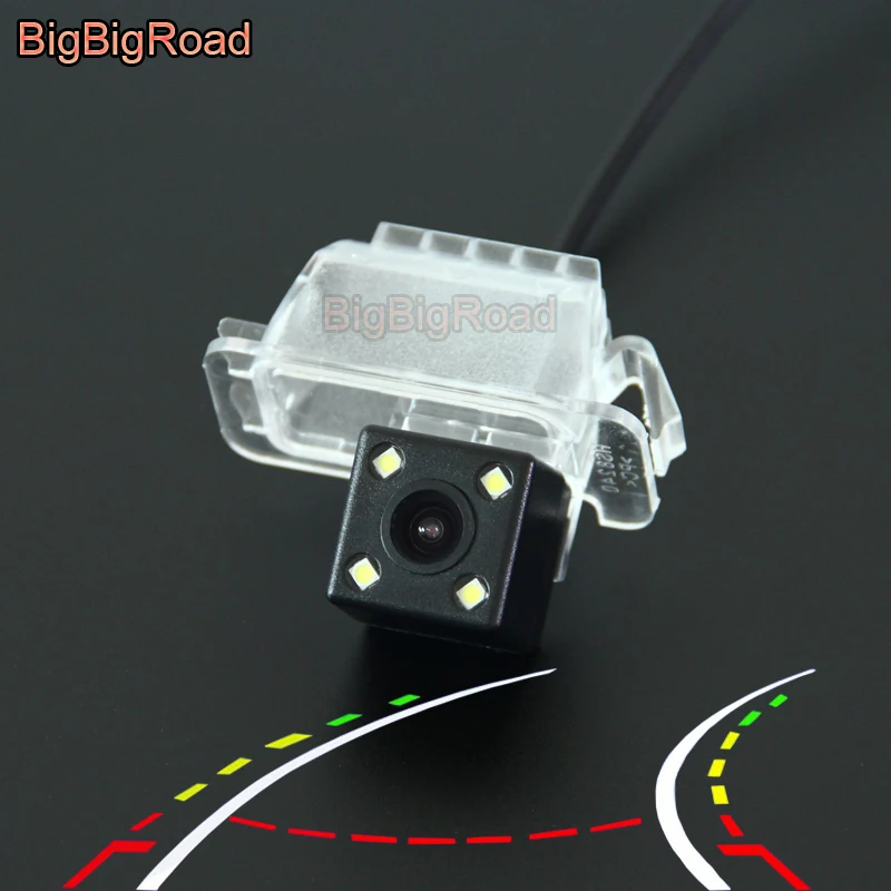 

BigBigRoad Car Intelligent Dynamic Tracks Rear View Camera For Ford C-Max C Max CMax 2010-2016 / Fiesta Kuga MK1 Galaxy Mondeo