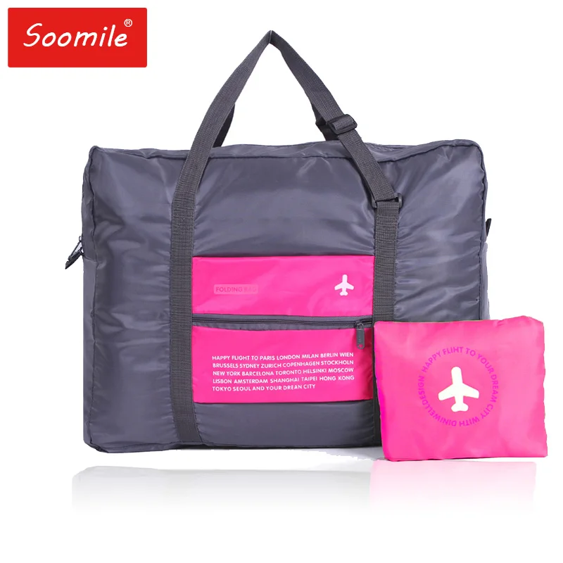 

Travel bags Plane pattern Foldable High capacity soft Polyester handbag travel bag Duffel Bag trip luggage boarding bag 2020 New