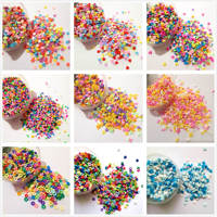 50g/lot Polymer Hot Soft Clay Sprinkles Colorful for DIY Crafts plastic klei Tiny Cute Mud Particles